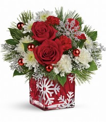 Teleflora's Silver Christmas Bouquet from Fields Flowers in Ashland, KY